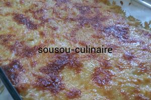 Gratin de ressort à l'escalope de dinde