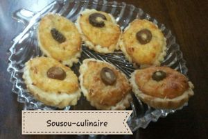 Petites tartelettes au blanc de poulet