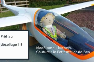 Modélisme : deux poupées...pilote d'avion !!!
