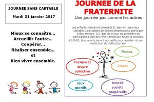 Journée de la fraternité en Primaire