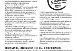Notre santé est en danger. Défendons la ensemble!