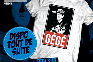 T-shirt: France - Gégé - Le Général Charles de Gaulle.