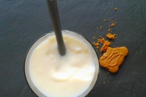 Crème dessert chocolat blanc