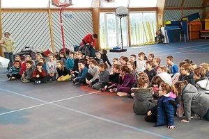 Le télégramme - Usep. 75 écoliers réunis autour du basket