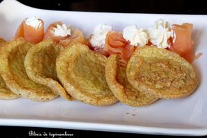 Blinis de topinambours ( comme promis )...avant la Chandeleur
