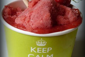Sorbet pure fraise