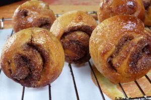 Cinnamon rolls au potiron