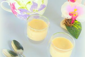 Petites crèmes au thé fleuri