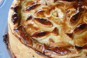 Tourte aux deux saumons