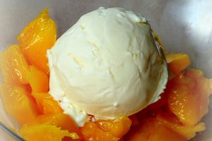 Sorbet à la crème fraîche d'Isigny