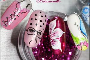 Nail Art "Fleur délicate"
