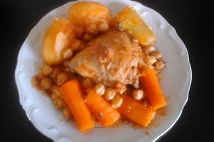 Couscous au poulet et aux légumes