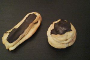 Mes premiers éclairs et religieuses chocolat!