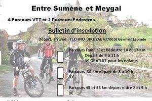 Dimanche 23 avril - Rando VTT "La ZA Laprade"