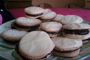 Macarons ganache au chocolat