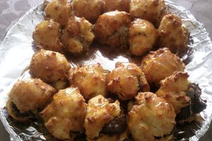 Choux chocolat/vanille/café