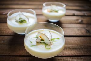 Possets citron vert et noix de coco