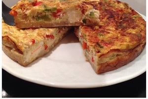 Quiche express poivrons