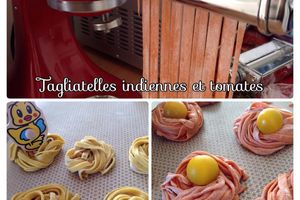 Tagliatelles indiennes et tomates