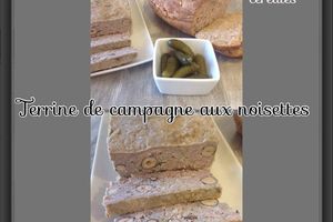 Terrine de campagne aux noisettes