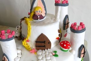 Gâteau Château pour ma Princesse!