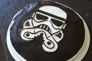 Un gateau d'anniversaire STAR WARS