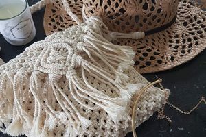 Sac macramé = tendance de l'été
