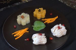 Filets de cabillaud à la purée de rutabaga et topinambours