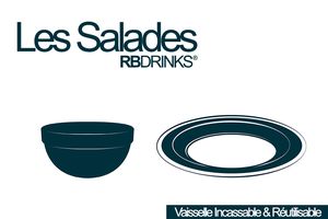 #2 Salade de Mâche aux Nectarines et Chèvre Sec - Les Salades RBDRINKS®