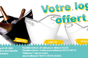 Seaux à champagne personnalisés ?