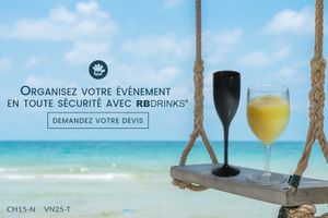 Des verres incassables pour votre festival à la plage !