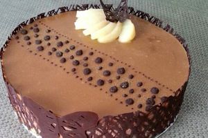 Bavarois poires chocolat