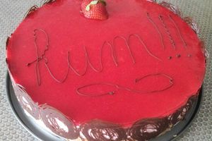 Bavarois fraises