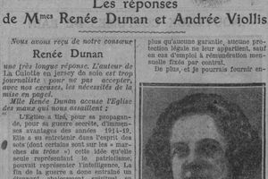 Renée Dunan "La misère des professions libérales" (1926)