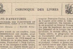 Renée Dunan "Les Romans d'aventures" (1920)