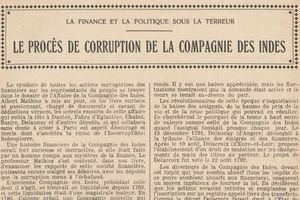 Renée Dunan "Le Procès de corruption de la Compagnie des Indes" (1921)
