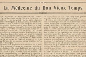 Renée Dunan "La Médecine du Bon Vieux Temps" (1921)