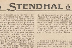 Renée Dunan "Stendhal" (1921)
