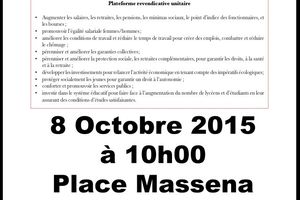 Manifestation du 08/10/2015