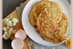 Pancakes de chou fleur