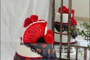 Wedding cake Espagne Flamenco