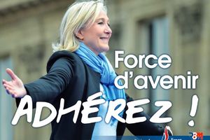 « Force d'avenir, adhérez ! » Découvrez la nouvelle affiche du Front National