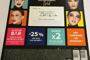 Sephora : Soirée Gold de mars 2017