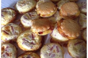 Croque quiche au jambon