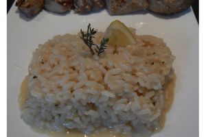 Riz au citron et son thon rouge