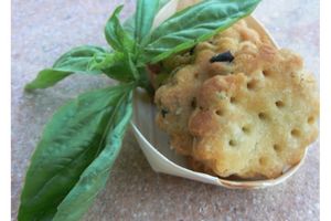 Sablés huile d’olive et basilic