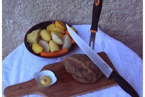 Paleron de boeuf en pot au feu