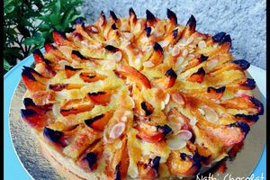 Tarte à l'abricot et amandes