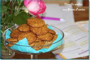 Biscuits suédois aux flocons d'avoine