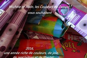 3 cartes de bons voeux pour 3 fois plus de rencontres, de paix, de santé, de liberté!